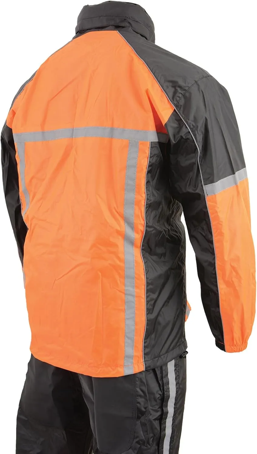 Milwaukee Performance Men's Waterproof Rain Suit w/HI Vis Reflective Tape