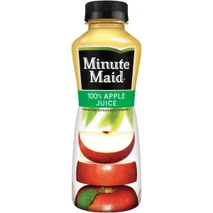 Minute Maid Apple Juice, 12 Oz, Pack of 24