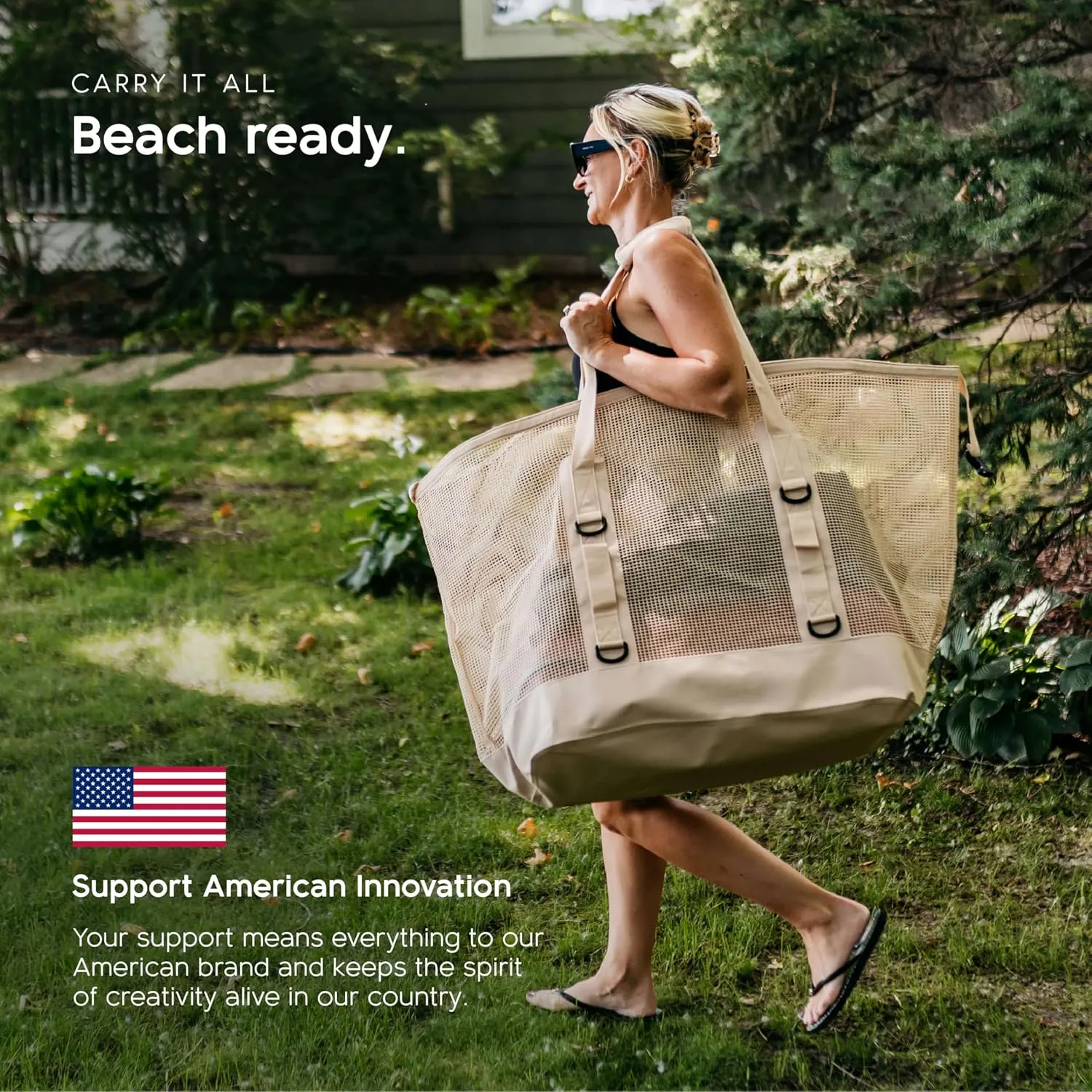 MISSION Boat Gear CASSI Heavy-Duty Outdoor Tote and Waterproof Marine-Grade Mesh Boat Bags