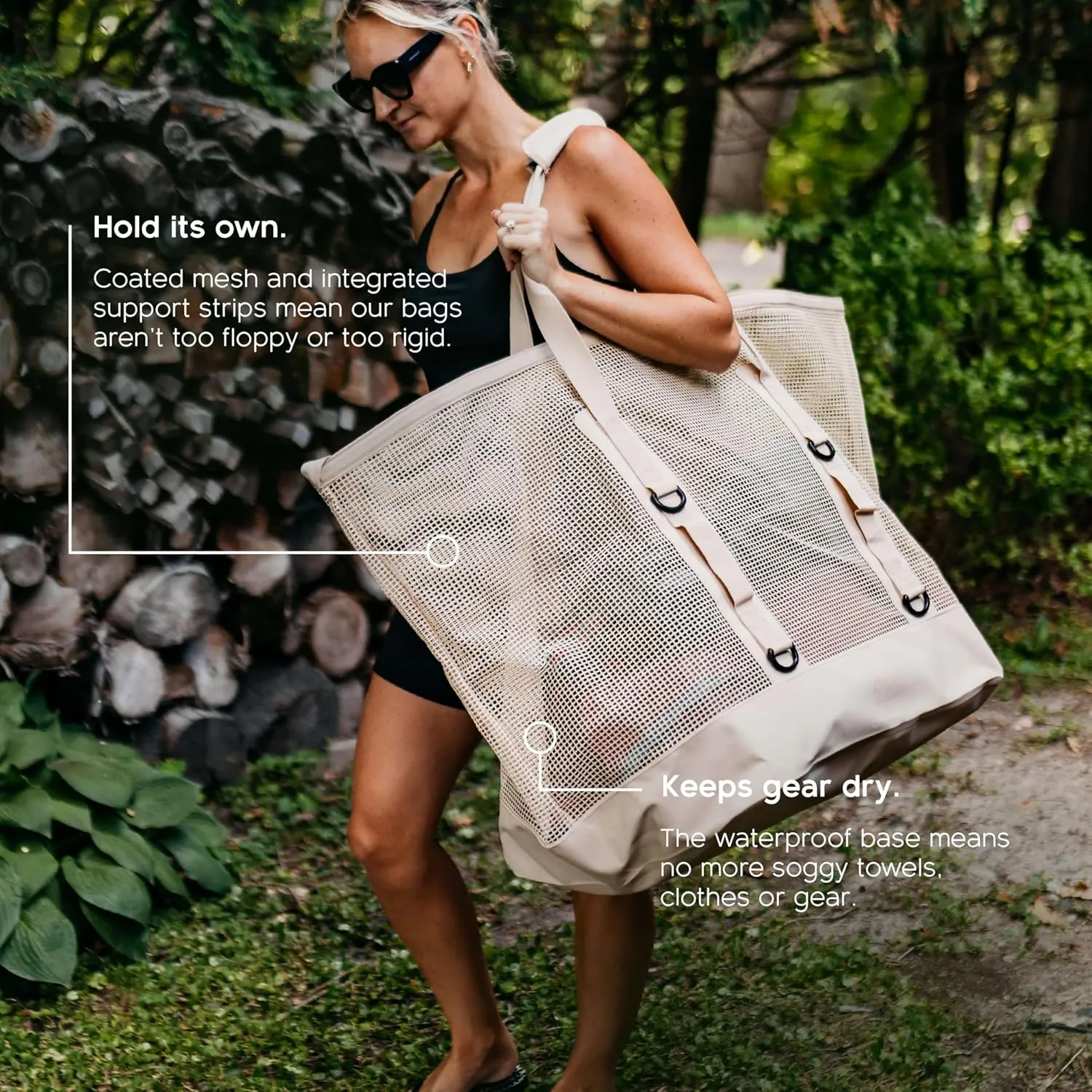 MISSION Boat Gear CASSI Heavy-Duty Outdoor Tote and Waterproof Marine-Grade Mesh Boat Bags