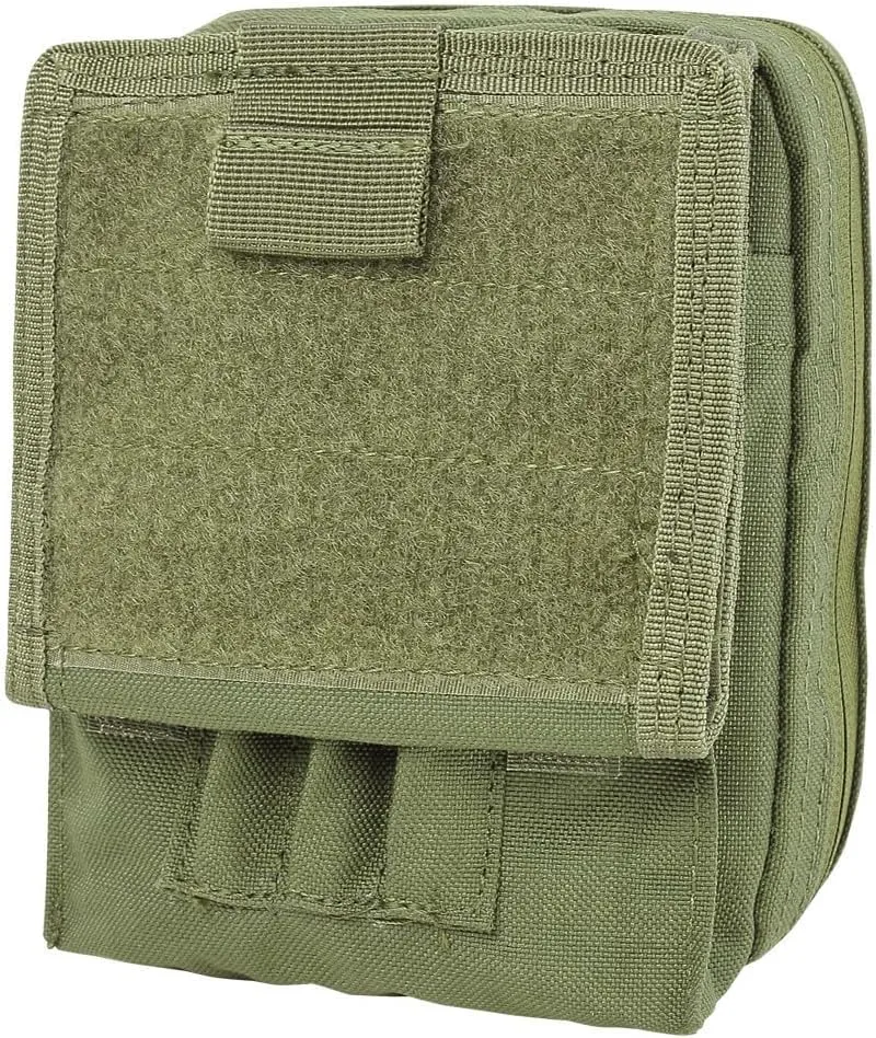 MOLLE Map Pouch Document ID Chart Clear Cover Case Carrier - OD Green