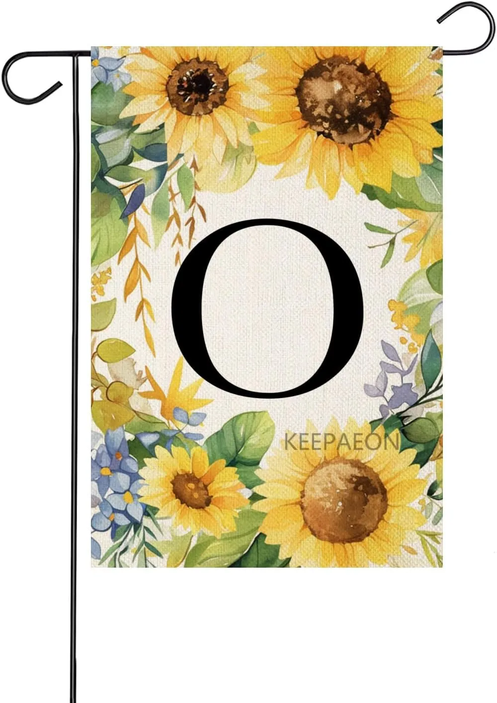 Monoram Letter B arden Fla Summer Sunflower 12x18 In Vertical Double Sided Sprin Floral Outside Decorations Small Linen Family Last Name Initial Yard Fla (2109)