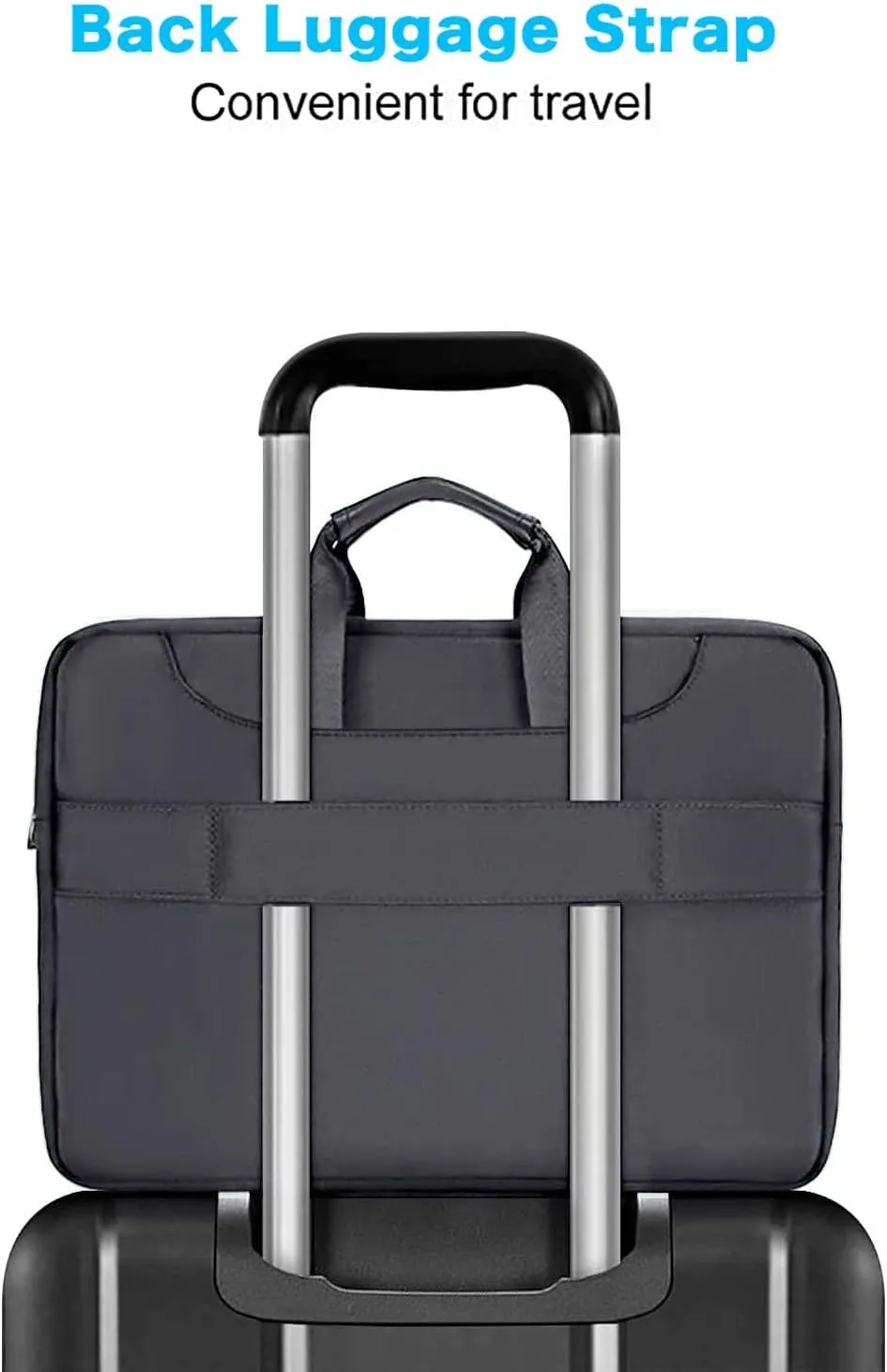 MOSISO 360 Protective Laptop Shoulder Bag Compatible with MacBook Air 15 M4 A3241 M3 A3114 M2 A2941/Pro 16 inch M4 M3 M2 M1, 15-15.6 inch Notebook,Matching Color Sleeve with Belt, Slate Gray