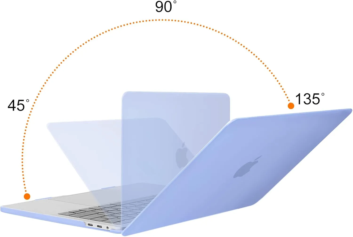 MOSISO Compatible with MacBook Pro 13 inch Case M2 2025, 2024, 2023, 2022-2016 A2338 M1 A2251 A2289 A2159 A1989 A1708 A1706, Plastic Hard Shell&Keyboard Cover&Screen Film&Storage Bag, Serenity Blue