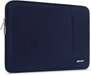 MOSISO Laptop Case 15 inch, 15 inch Laptop Sleeve Compatible with MacBook Air 15 M4 A3241 M3 A3114 M2 A2941 2025 2024 2023,Dell XPS 15,Polyester Vertical Computer Sleeve Bag with Pocket, Navy Blue