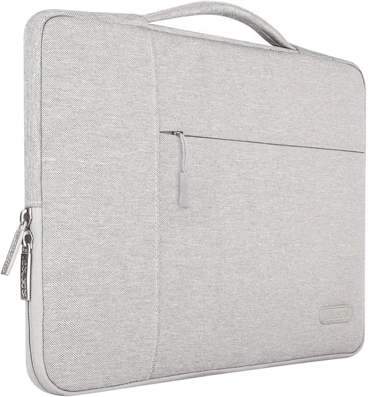 MOSISO Laptop Case 16 inch, 15-15.6 inch Laptop Sleeve with Handle Compatible with MacBook Pro 16 inch, HP, Acer, Dell, Lenovo, ASUS Notebook, Polyester Multifunctional Computer Bag, Gray