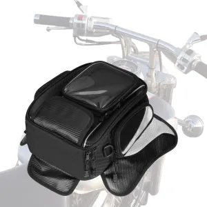 Motorcycle Tank Bag Universal Waterproof Oxford Fabric with Strong Magnetic，Magnetic Tank Bag, fits Harley Davidson, Indian, Honda, Yamaha, Suzuki and more