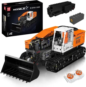 Mould King 17054 Gopher Loader Technik Building Set, App-Controlled Bulldozer Truck Construction Vehicle Toys with Engines, DIY Engineering Model Sets(1423 Pieces)