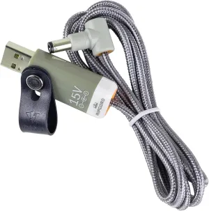 myVolts Ripcord USB to 15V DC Power Cable Compatible with Native Instruments Maschine MK3 Production Unit