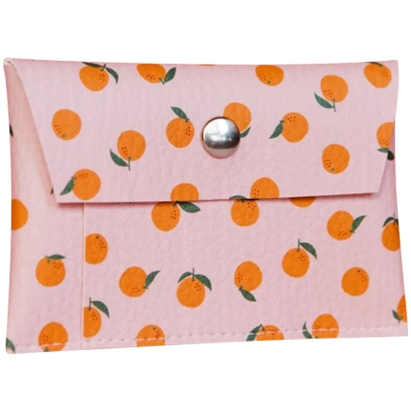 Naranjas Pink Card Holder