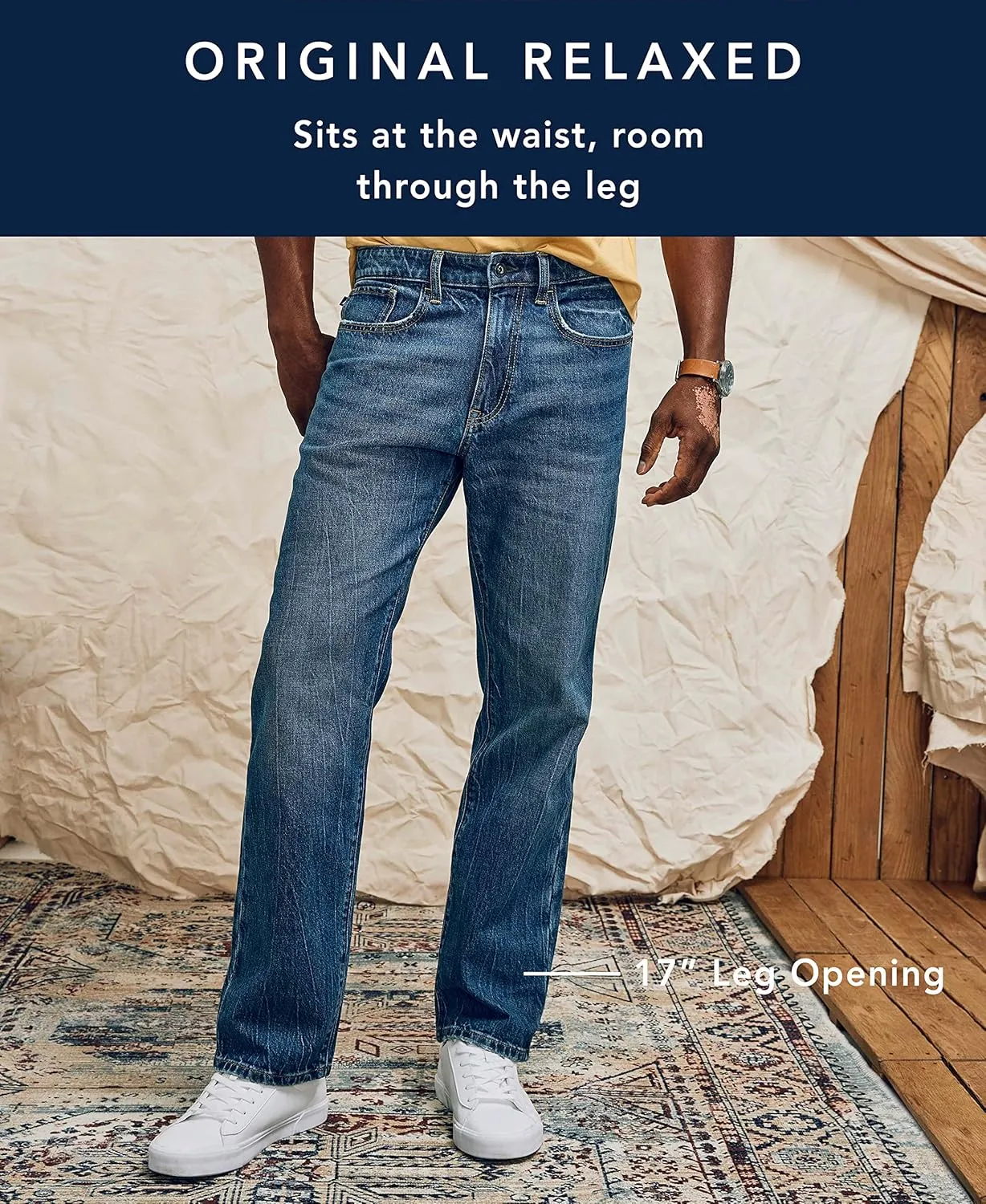 Nautica Men's Relaxed Fit Denim Jeans