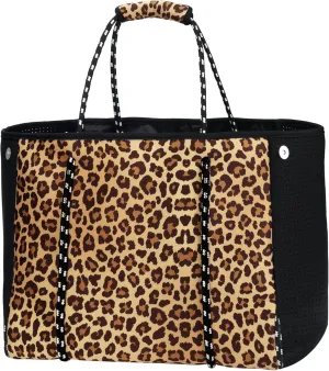 Neoprene Tote Bag - Large Travel Beach Pool Gym Handbag for Women & Men