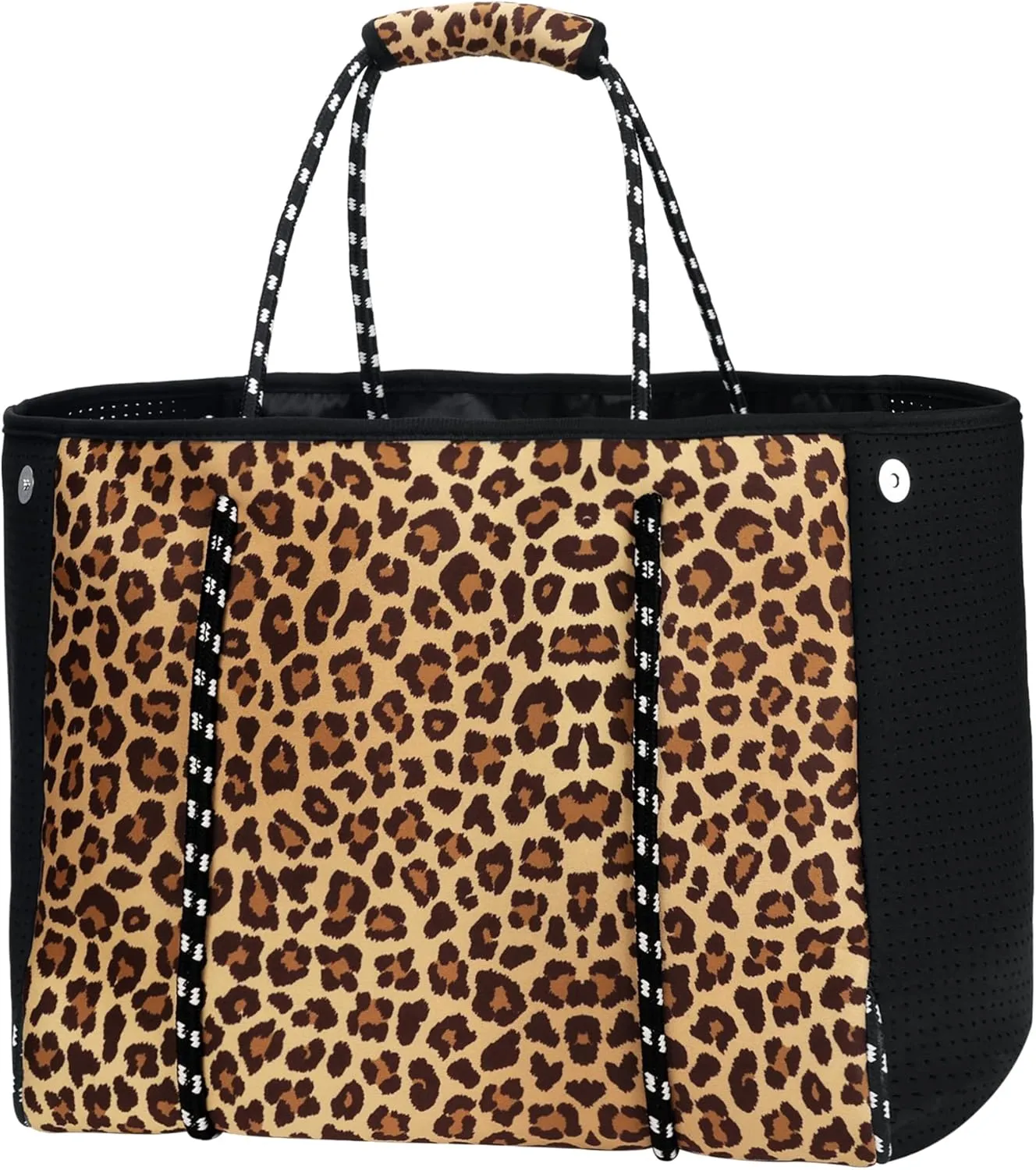 Neoprene Tote Bag - Large Travel Beach Pool Gym Handbag for Women & Men