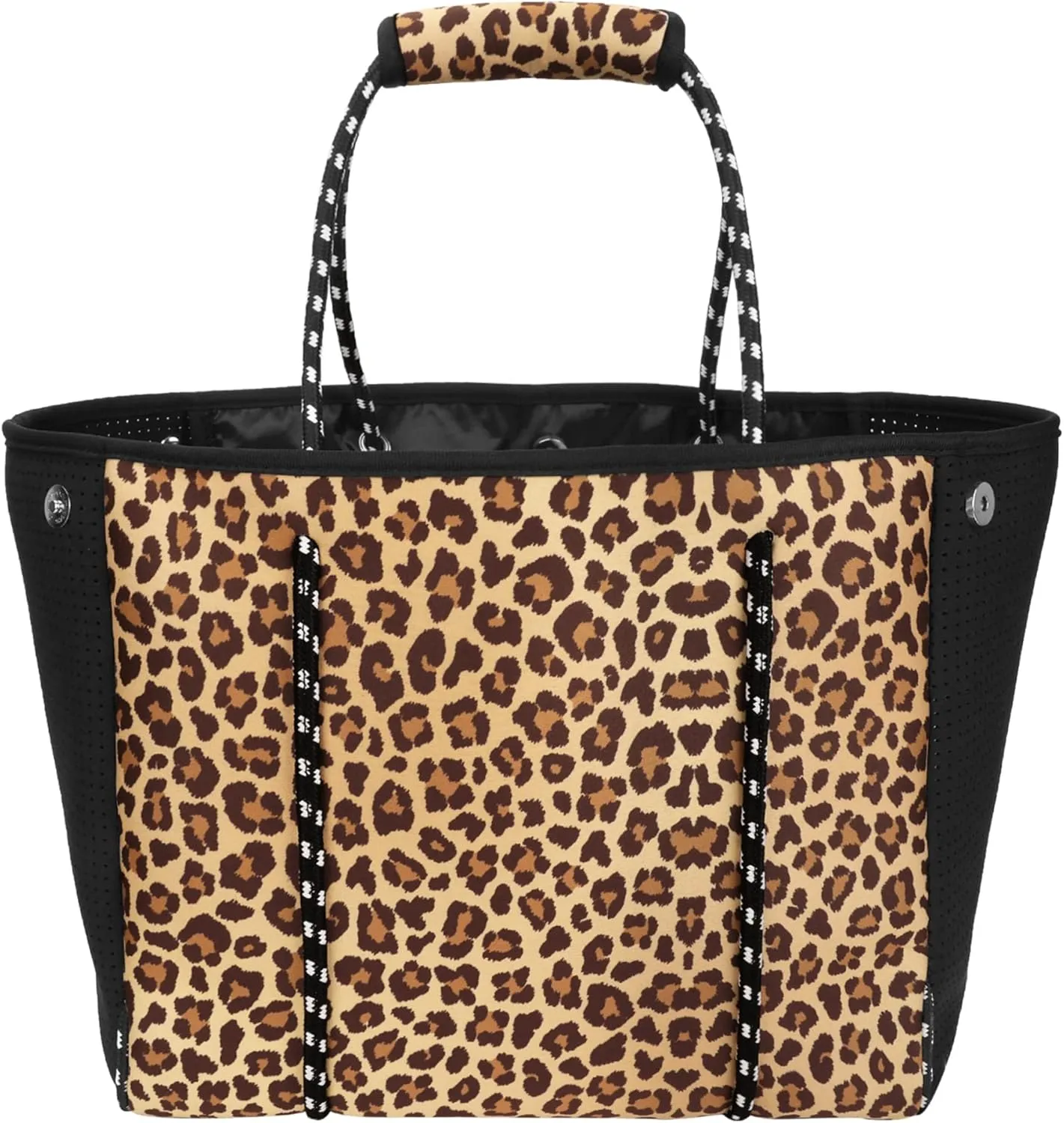 Neoprene Tote Bag - Large Travel Beach Pool Gym Handbag for Women & Men