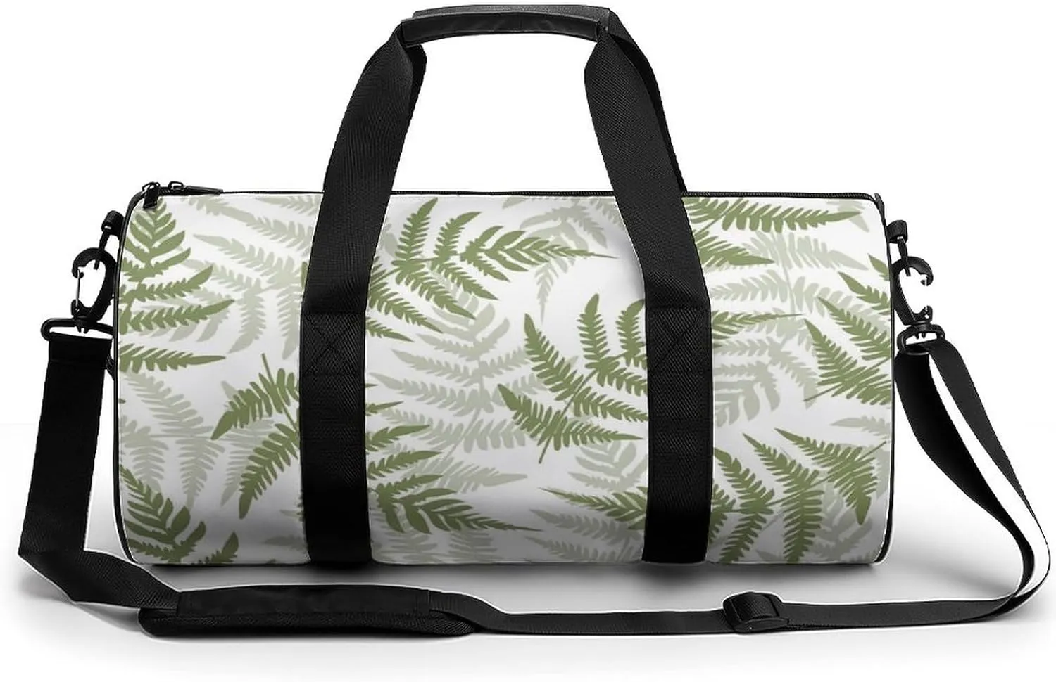 New Zealand Maori Fern Gym Bag for Men Women Duffle Bags Travel Tote