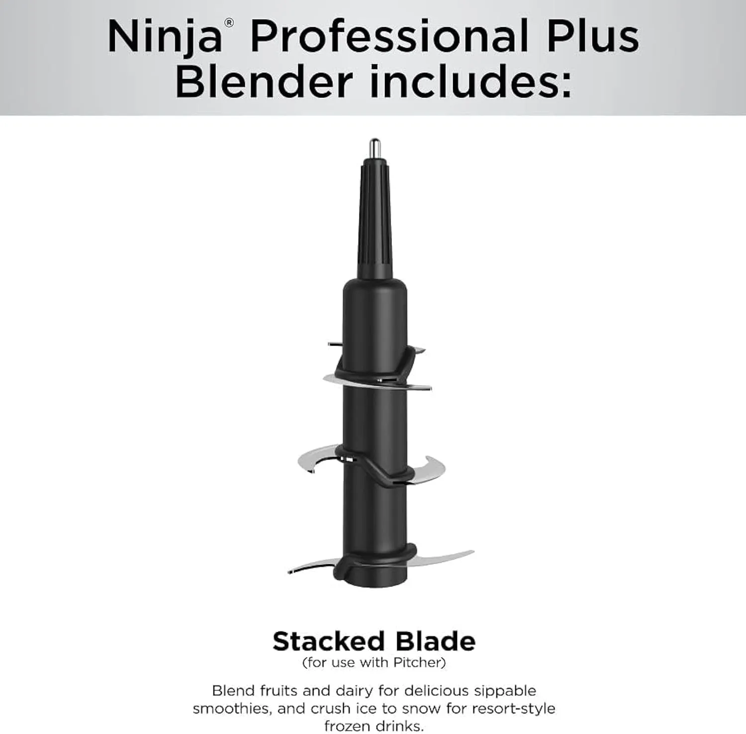 Ninja BN701 Professional Plus Blender, 1400 Peak Watts, 3 Functions for Smoothies, Frozen Drinks & Ice Cream with Auto IQ, 72-oz.* Total Crushing Pitcher & Lid, Dark Grey