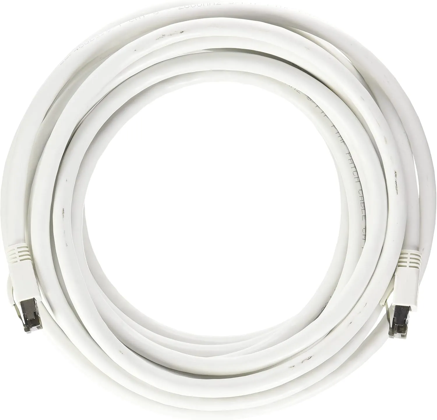 Nippon Labs Cat8 RJ45 25FT Ethernet Patch Internet Network LAN Cable, Indoor/Outdoor, 24AWG Shielded Latest 40Gbps 2000Mhz, Weatherproof S/FTP for Router, PS4, PS5, Xbox, PoE, Switch, Modem (White)