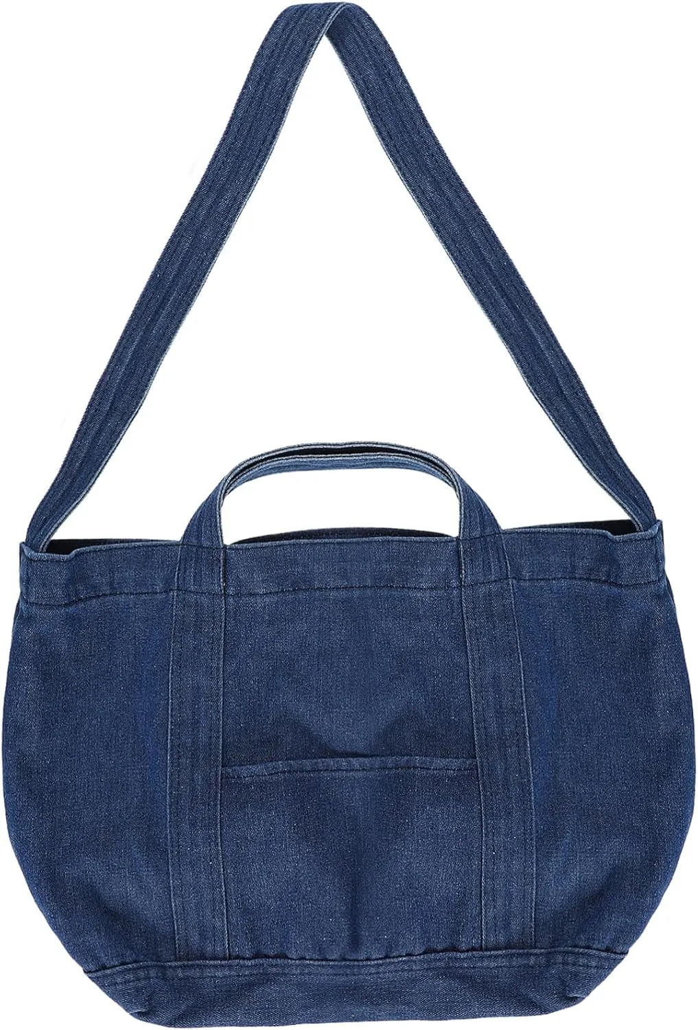 NOLITOY Retro Denim Fabric Bag for Women Large Capacity Shoulder Bag Lightweight and Portable Handbag Fashionable Design for Everyday Use