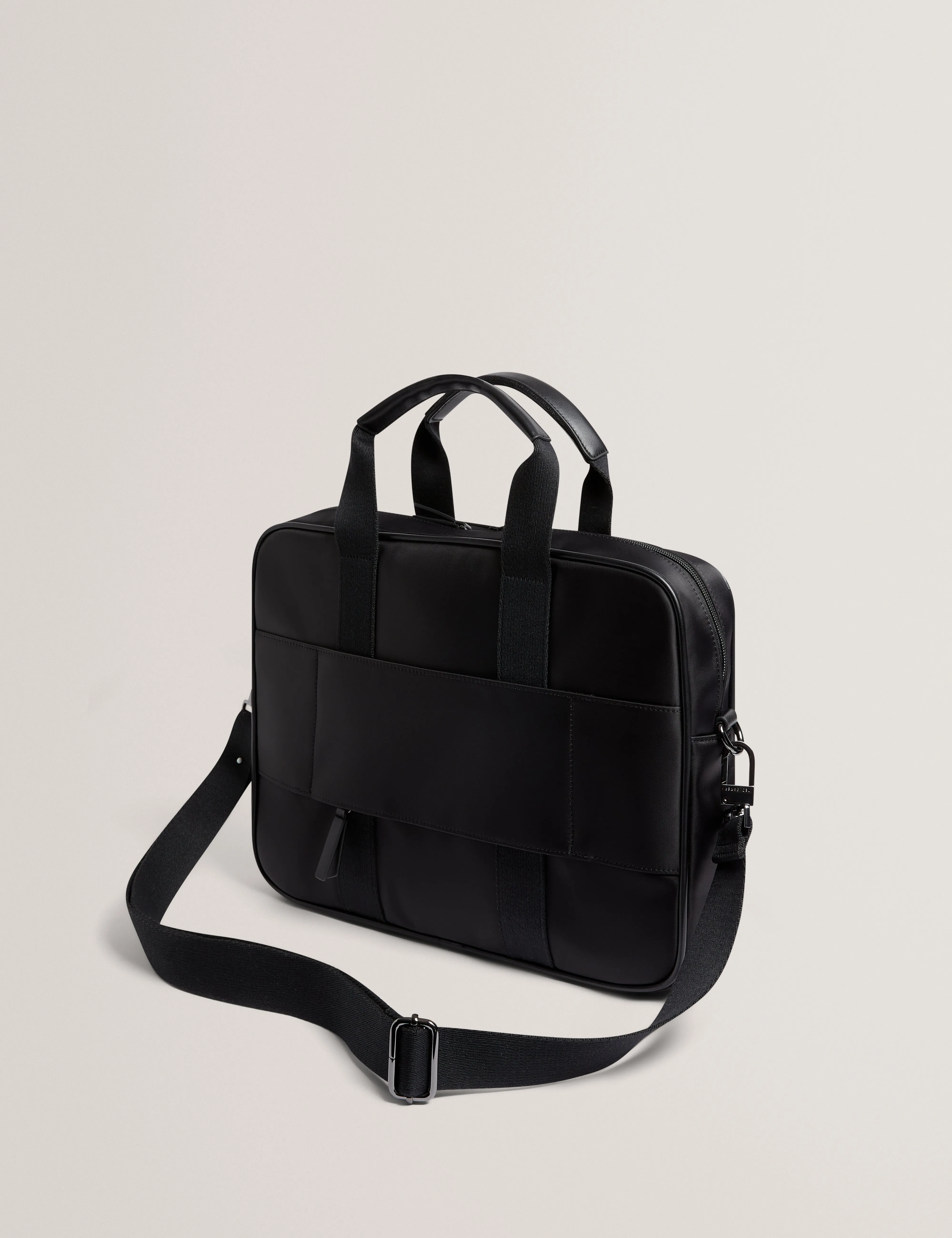 Noulan Nylon Tb Script Document Bag Black
