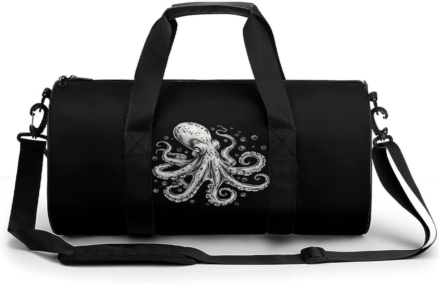 Octopus Sea Monster Gym Bag for Men Women Duffle Bags Travel Tote