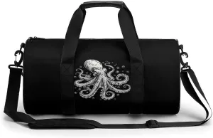 Octopus Sea Monster Gym Bag for Men Women Duffle Bags Travel Tote