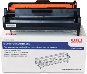 OKI 43501901 435019 Image Drum, Black