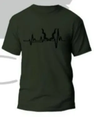 OLIVE MENS PULSE T-SHIRT