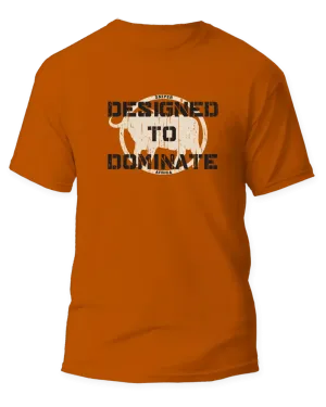 ORANGE MENS  DOMINATE T-SHIRT