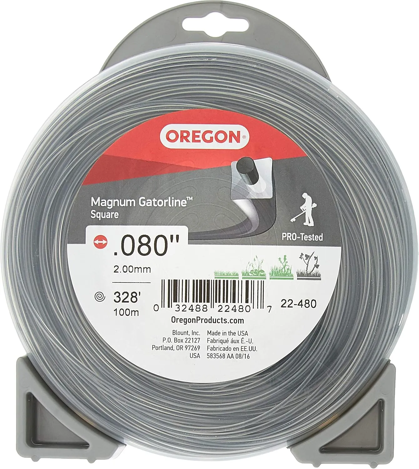 Oregon 22-480 Magnum Gatorline Square, .080", 1 Lb