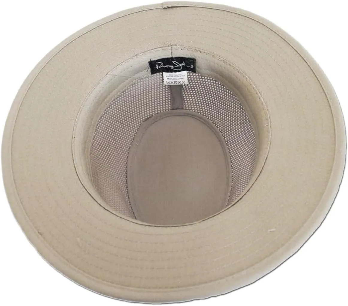 Original Mesh Men's Safari Hat, 2 1/2" Brim, UPF (SPF) 50  Sunhat Protection, Khaki