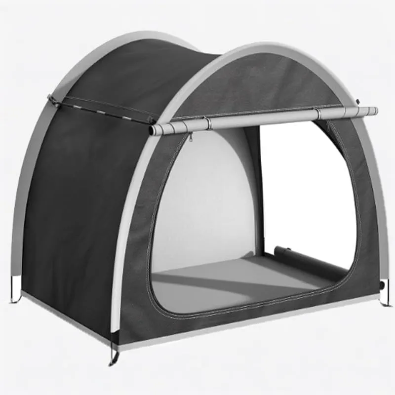 Outdoor Bike Tent Outdoor Storage Waterproof Bike Storage 210D Oxford Fabric Waterproof Material (Black)