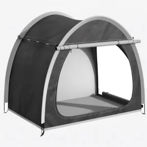 Outdoor Bike Tent Outdoor Storage Waterproof Bike Storage 210D Oxford Fabric Waterproof Material (Black)
