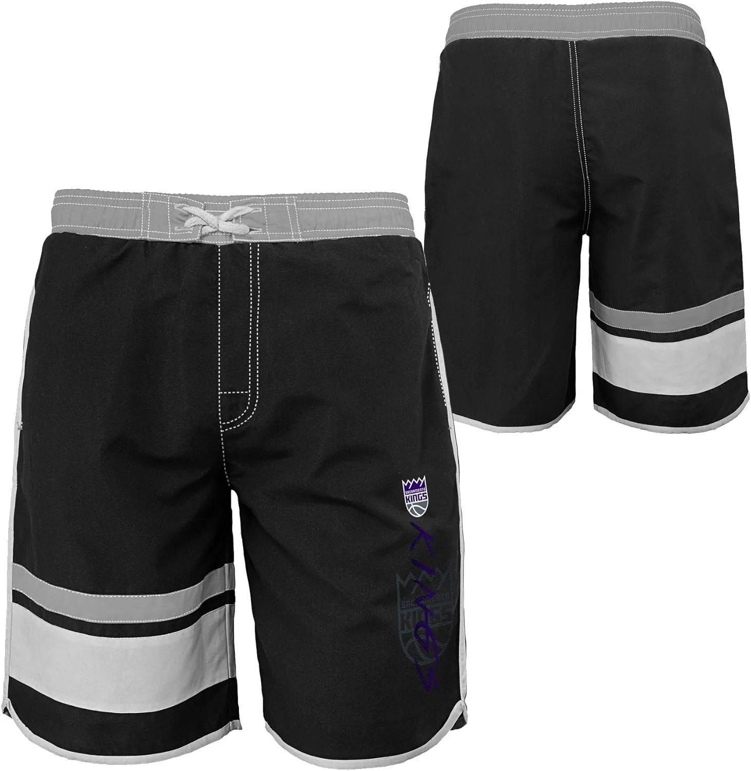 Outerstuff NBA Youth Boys (8-20) Color Block Swim Trunks, Team Variation