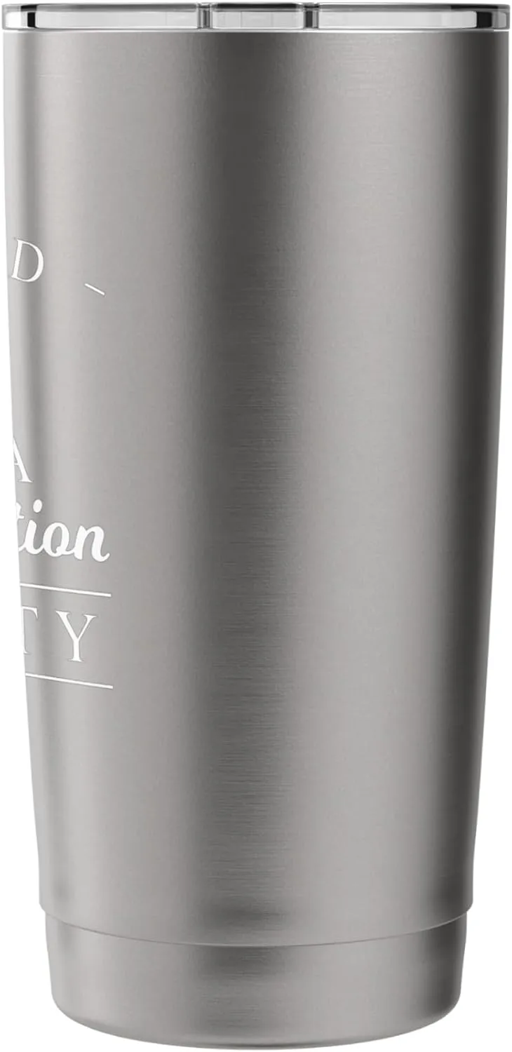 Oxford Comma Appreciation Society Grammar Gift Stainless Steel Insulated Tumbler
