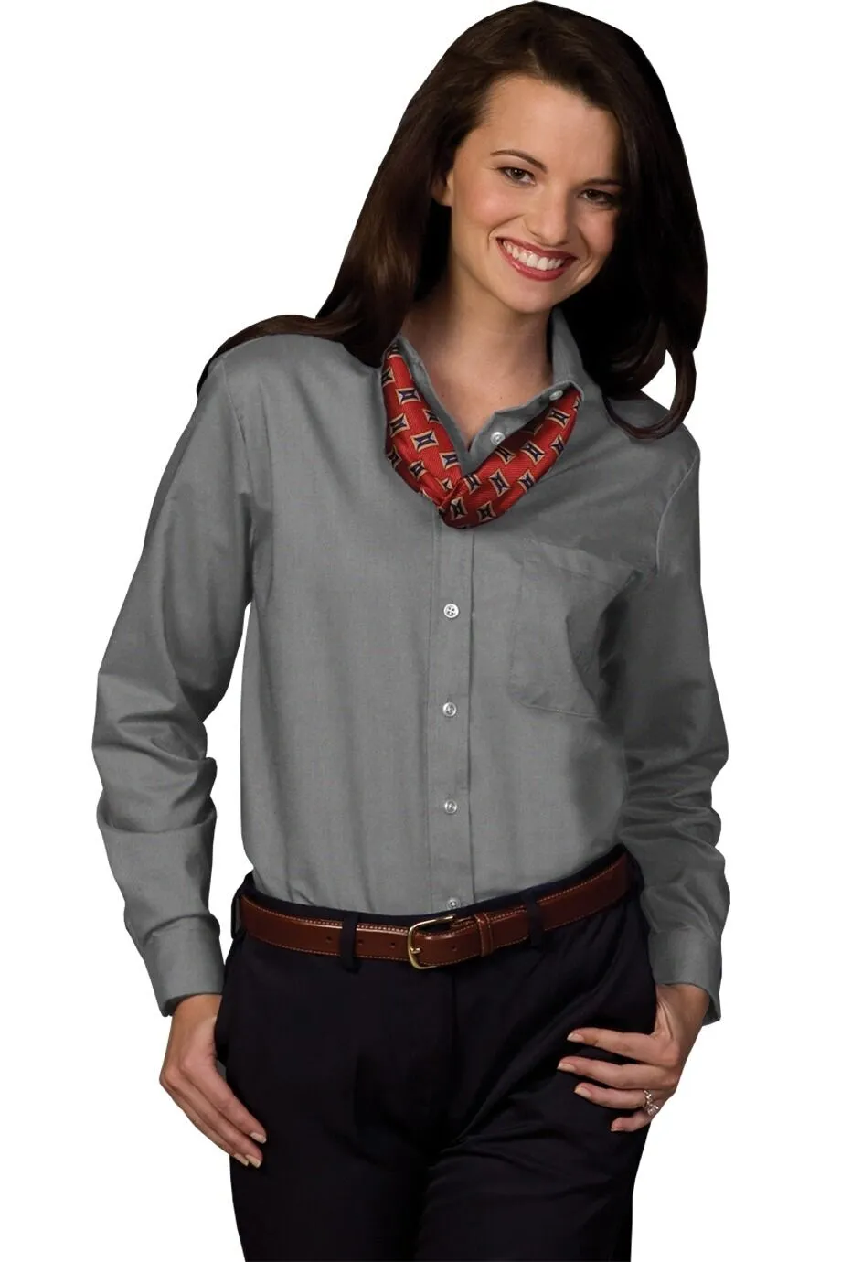 Oxford Long Sleeve Blouse 5077