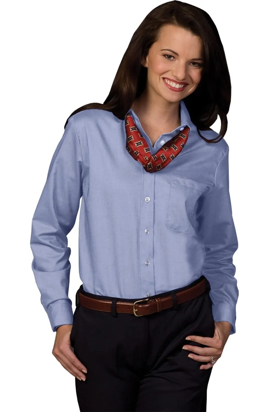 Oxford Long Sleeve Blouse 5077