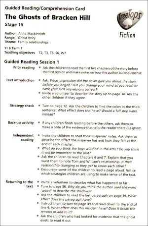 Oxford Reading Tree: Stage 15: TreeTops Stories: Guided Reading Cards School & Library Binding – September 29, 2005