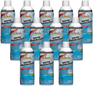 PACK OF 12 - Chases Home Value Disinfectant Spray, Linen, 6 Oz