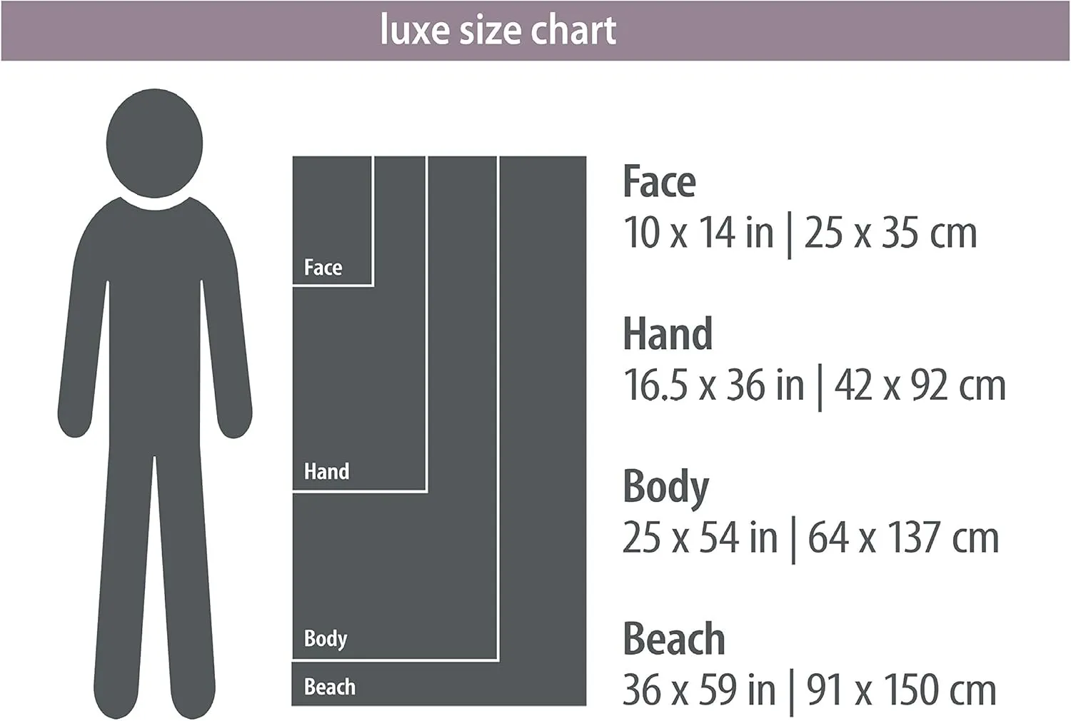 PackTowl Luxe Quick Dry Microfiber Towel for Beach and Travel