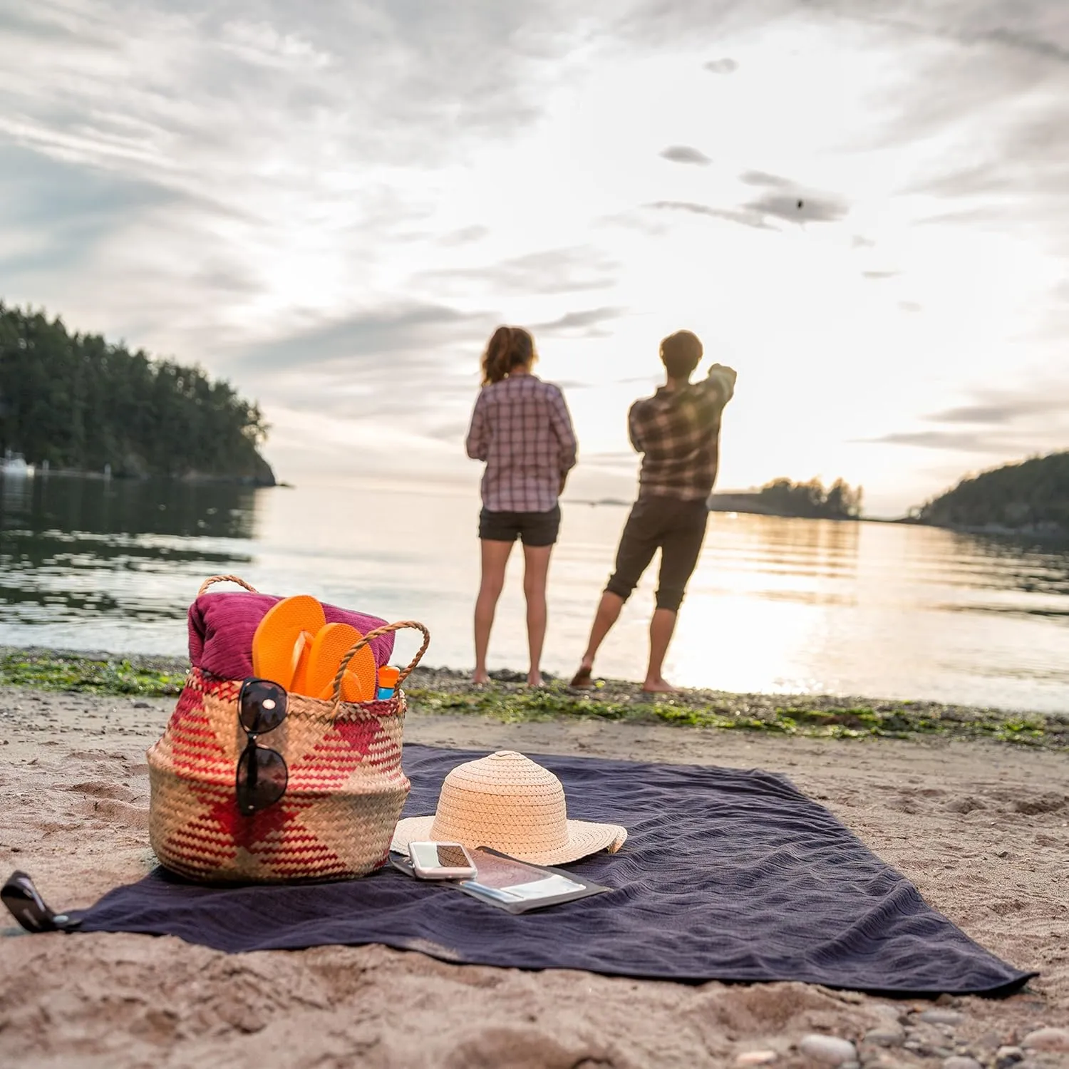 PackTowl Luxe Quick Dry Microfiber Towel for Beach and Travel