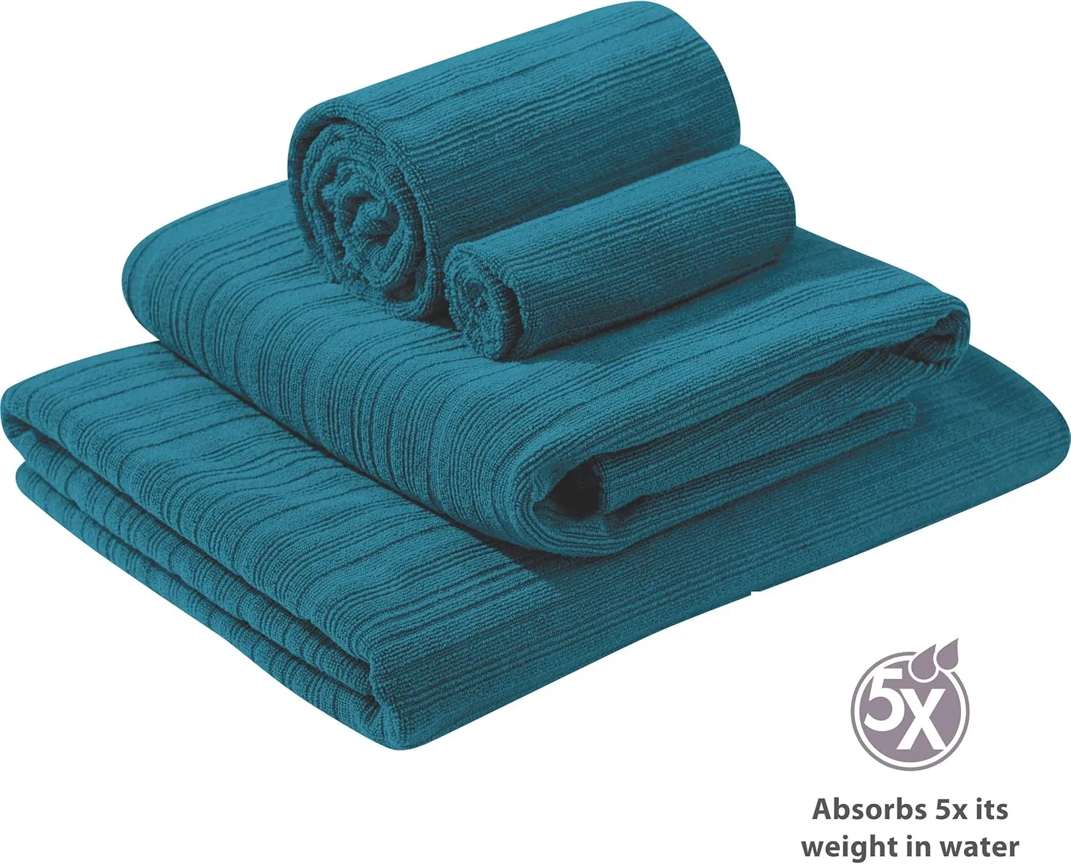 PackTowl Luxe Quick Dry Microfiber Towel for Beach and Travel
