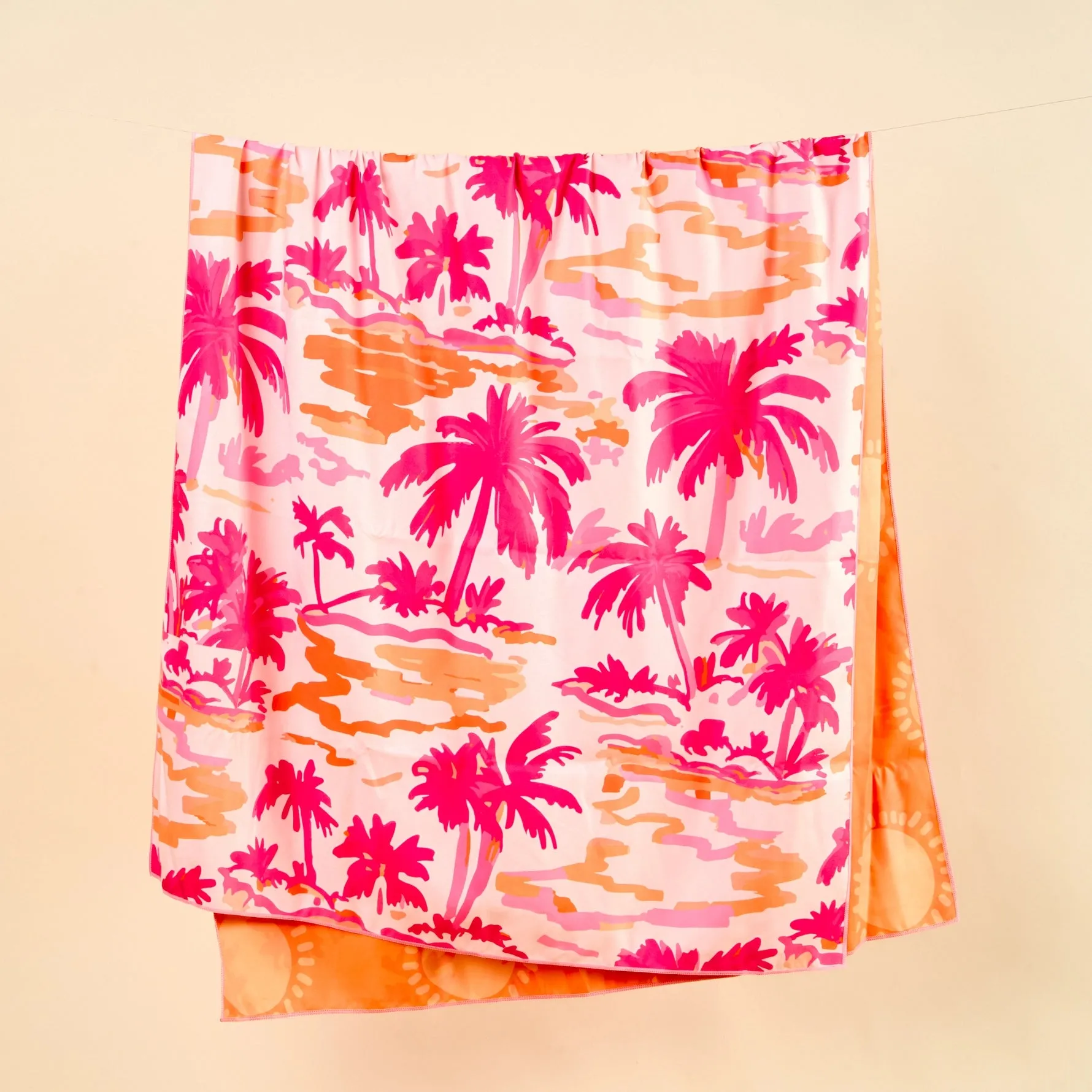 Paradise Palms Quick-Dry Beach Towel