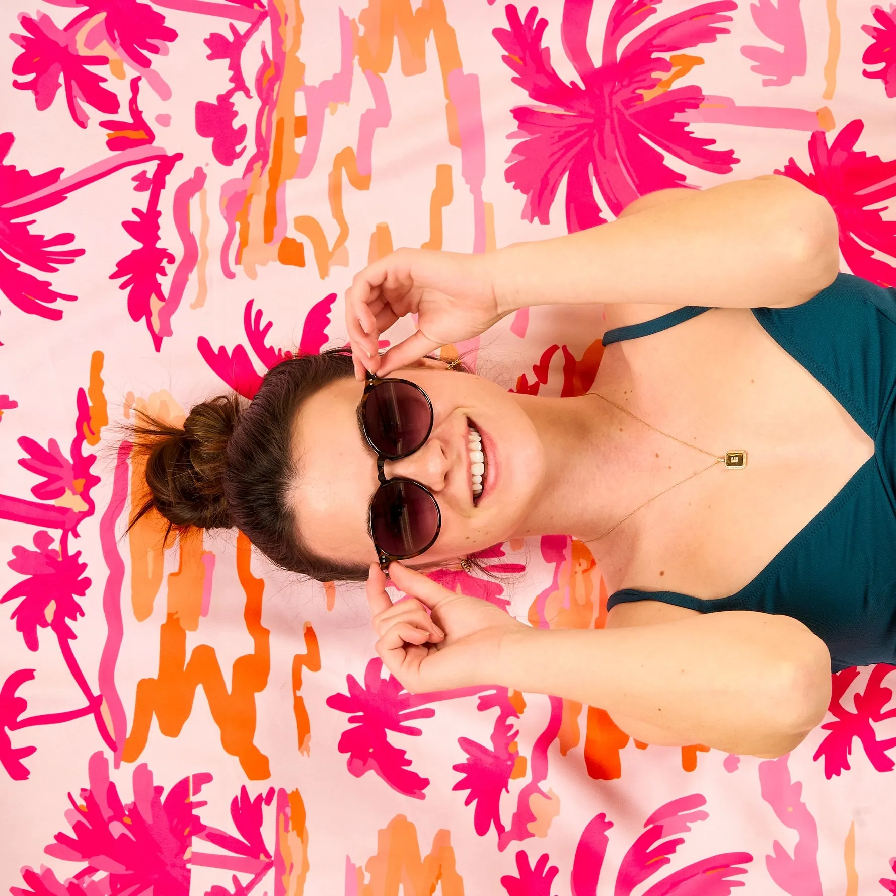 Paradise Palms Quick-Dry Beach Towel