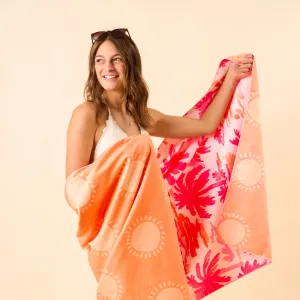 Paradise Palms Quick-Dry Beach Towel