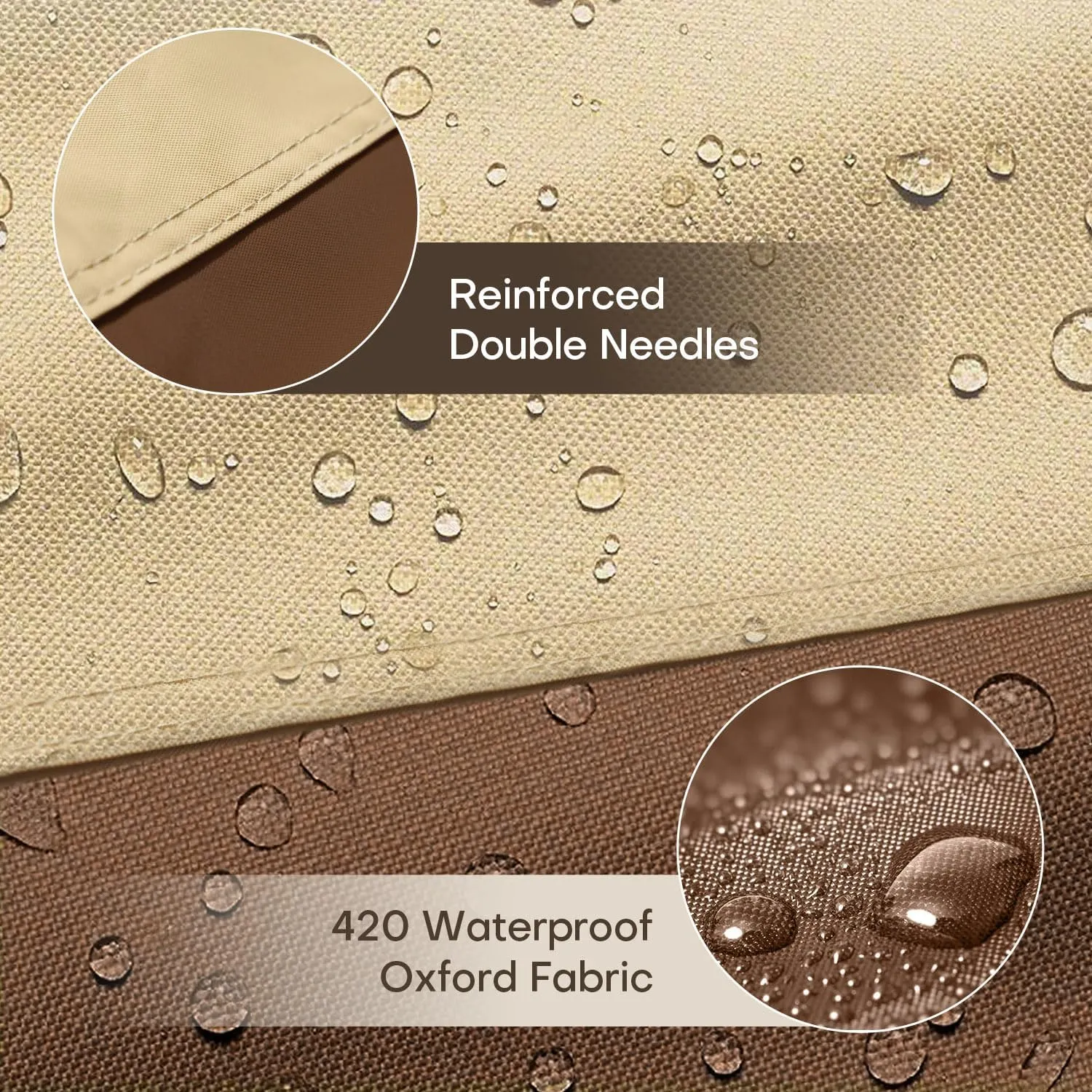 Patio Cushion Storage Bag and Cover 60 Inch Water-Resistant Large Outdoor Cushion Cover Storage Bag for Patio Furniture with Zippers and Handles
