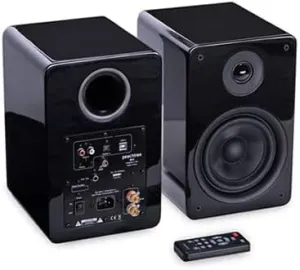 Peachtree Audio M25x Powered Speakers (Pair)- Piano Black