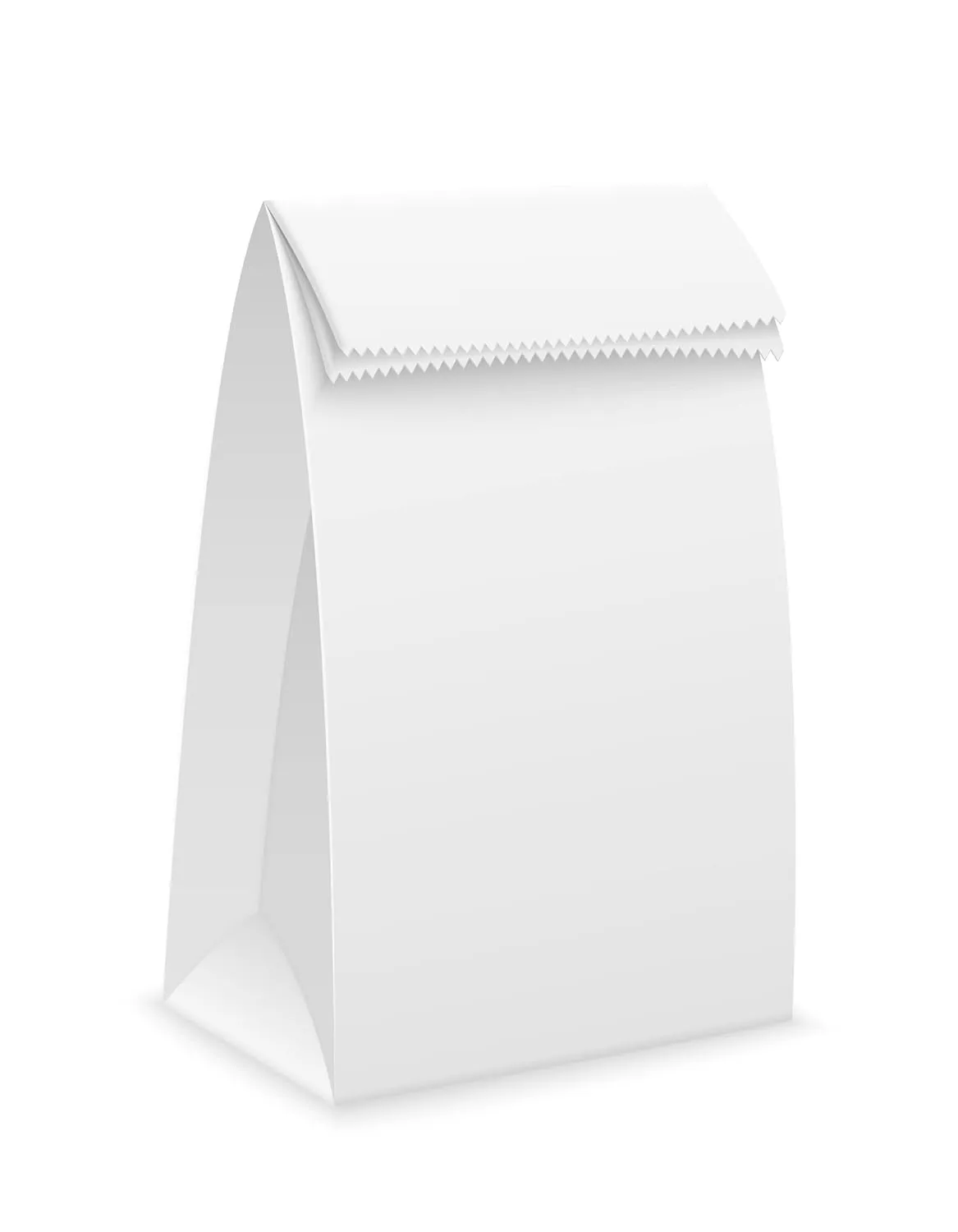 Perfect Stix 4lb Kraft White Paper Bags - Pack of 500 Count (Kraft White Bag 4lb)