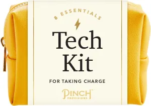 Pinch Provisions Mid-Size Tech Kit, Includes 8 Professional Technology Essentials, Perfect for Remote Work, Personal Office Accessories, & Gifting at Work (Mustard)