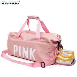 Pink Travel Women Sport Shoulder Bag