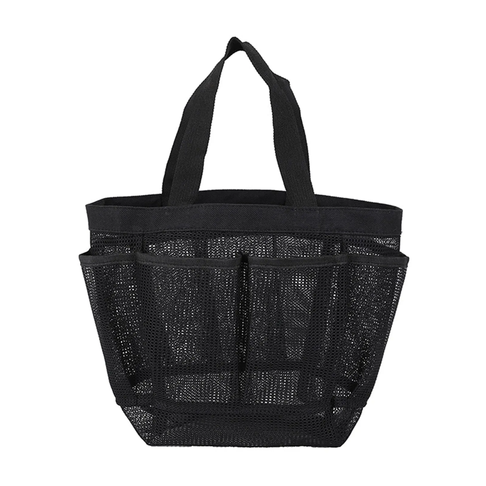 Portable Mesh Shower Bag: Organized Toiletry Storage for On-the-Go